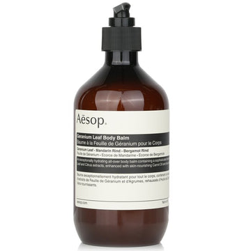 Large-size geranium leaf body balm – 500ml