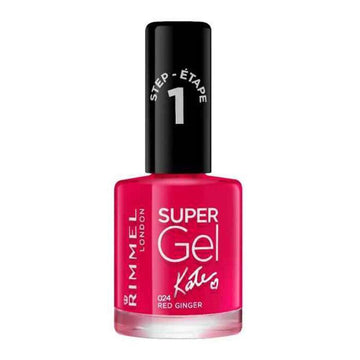 Rimmel London Super Gel, 024 Red Ginger 12ml for strengthening and beautifying nails