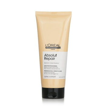 L'Oreal Professionnel Serie Expert - Absolut Repair Gold Quinoa + Protein Instant Resurfacing Conditioner 200ml/6.7oz hair conditioner for salon & home use