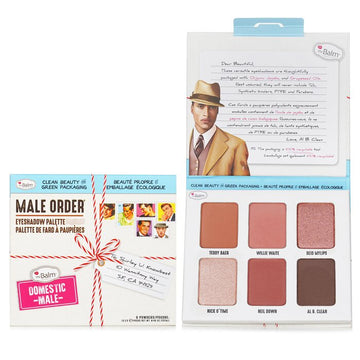TheBalm Male Order Eyeshadow Palette (6x Eyeshadow), Domestic Male 13.2g/0.46oz
