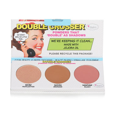 TheBalm Double Crosser Highlighter Bronzer and Blush for versatile use