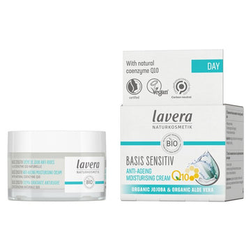 Lavera Basis Sensitiv Moisturizing Cream Q10 50ml/1.6oz for skincare needs