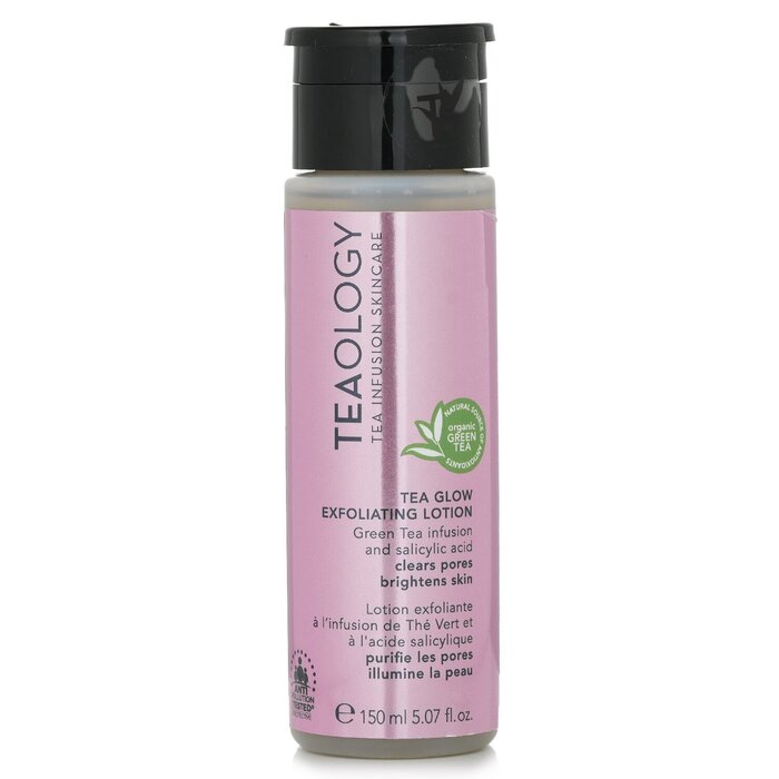 Teaology Tea Glow Exfoliating Lotion for glowing and smooth skin.