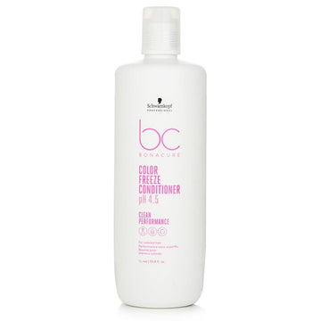 Schwarzkopf BC Bonacure pH 4.5 Color Freeze Conditioner (For Colored Hair) 1000ml/33.8oz hair conditioner for salon & home use