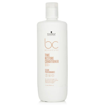 Schwarzkopf BC Bonacure Q10+ Time Restore Conditioner (For Mature and Fragile Hair) 1000ml/33.8oz hair conditioner for salon & home use