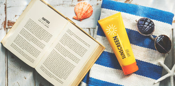 Sunscreen at the beach