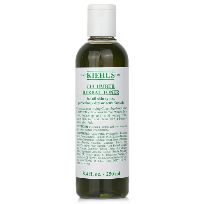 Cucumber Herbal Toner – Kiehl’s – for dry or sensitive skin hydration