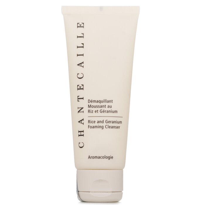Chantecaille Rice & Geranium Foaming Cleanser for daily skin brightening