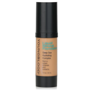 Youngblood Liquid Mineral Foundation, Tahitan Sun 30ml/1oz