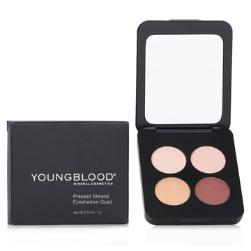 Youngblood Pressed Mineral Eyeshadow Quad, Eternit 4g/0.14oz