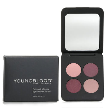 Youngblood Pressed Mineral Eyeshadow Quad, Vintage 4g/0.14oz