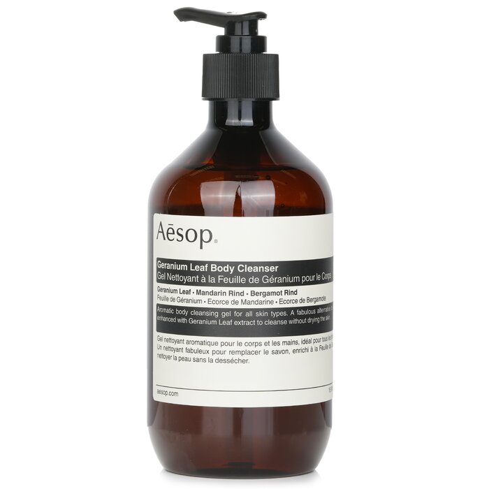 Body Cleanser – Geranium Leaf – for botanical body refresh