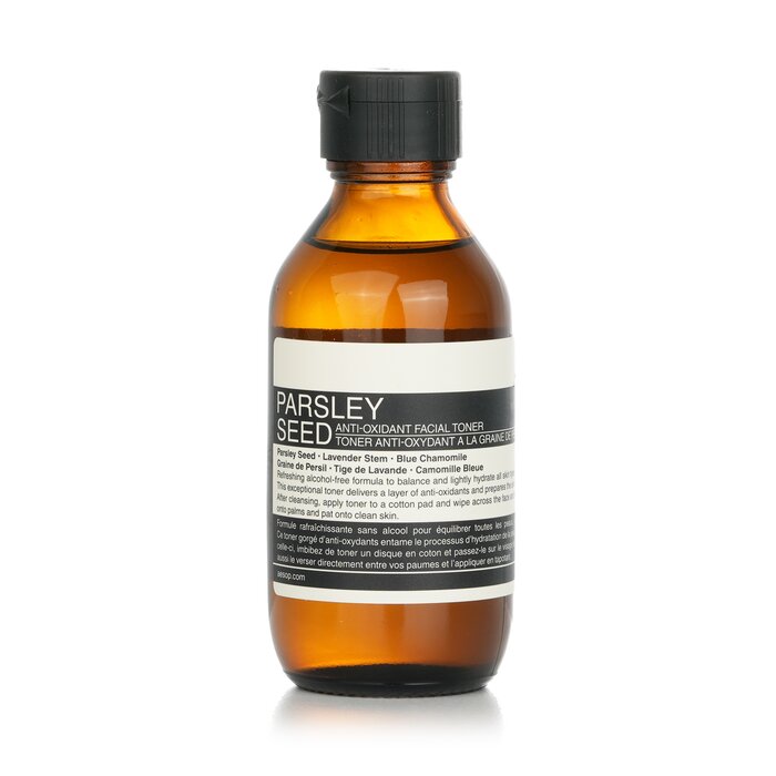 Parsley Seed Anti-Oxidant Toner – Aesop – for skin protection