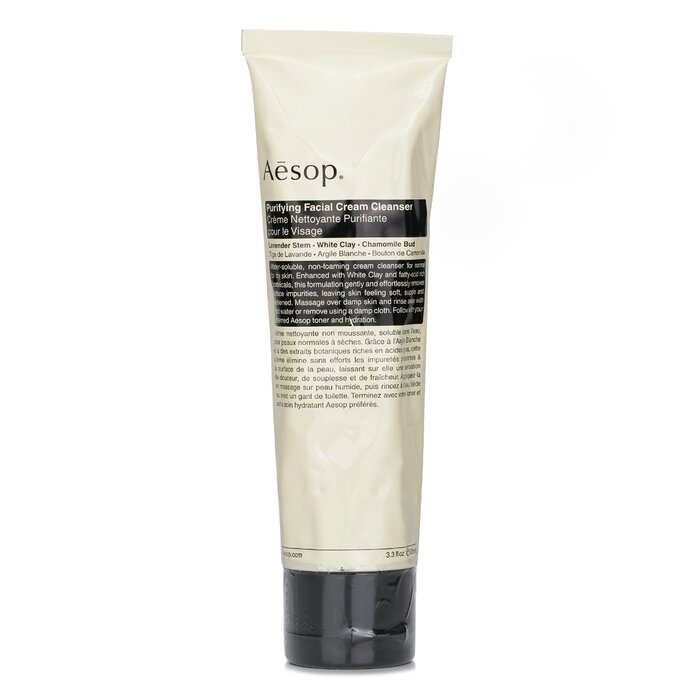 Aesop Purifying Facial Cream Cleanser for sensitive daily facial cleansing