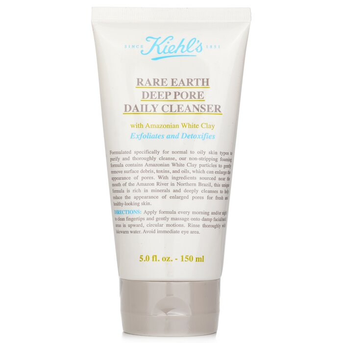 Kiehl's Rare Earth Cleanser for deep pore cleansing