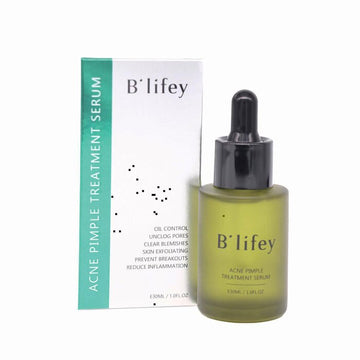 B'lifey Swiss Acne Treatment Serum for pore minimizing and acne control.