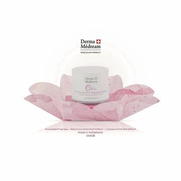 Derma Medream ROSE Hydra-Firm Sleeping Cream (Moisturising, Rejuvenating, Radiance, Firing) (e50ml) DM038 Fixed Size