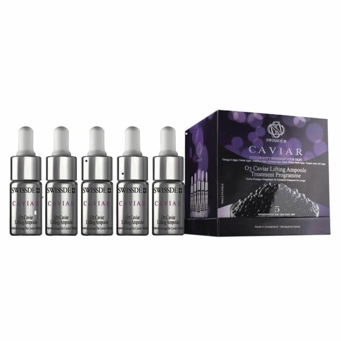 Swissde Caviar Serum – anti-aging serum ampoules for firm skin