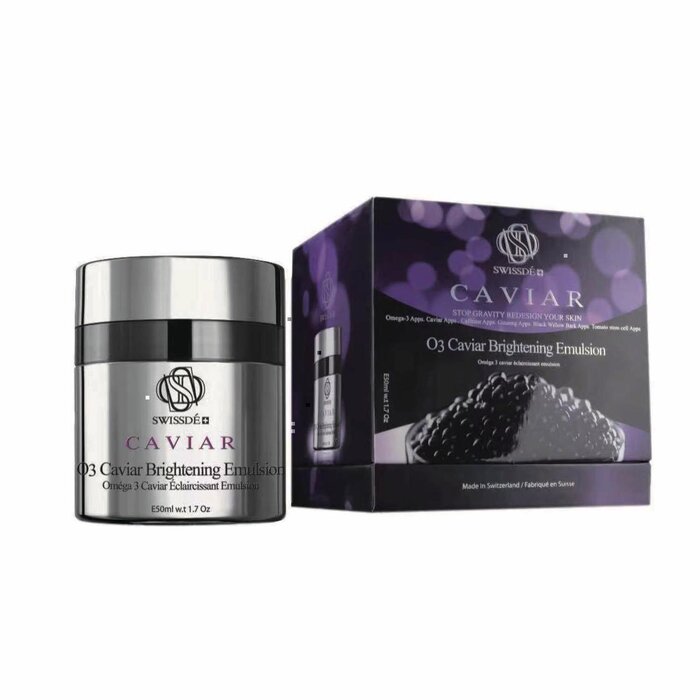 Swissde O3 Caviar Brightening Emulsion (Whitening, Hydrating, Brightening) (e50ml) SW004 Fixed Size for skincare needs