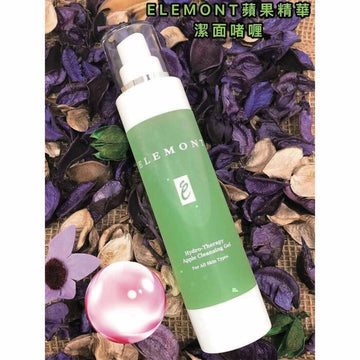 ELEMONT Hydro-Therapy Apple Cleansing Gel (Exfolianes, Hydrating, Niacinamide B5, Antioxidant) (e110ml) E001 Fixed Size