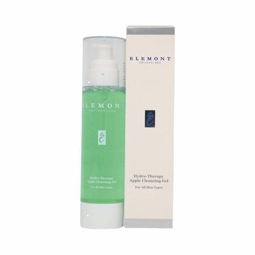 ELEMONT Hydro-Therapy Apple Cleansing Gel (Exfolianes, Hydrating, Niacinamide B5, Antioxidant) (e110ml) E001 Fixed Size