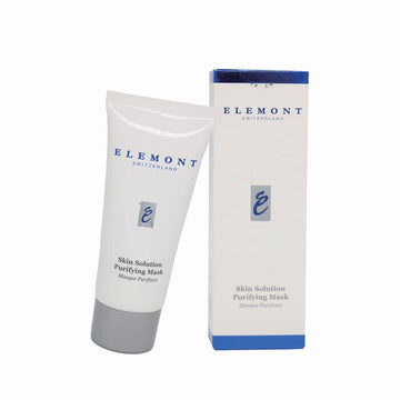 ELEMONT Skin Solution Purifying Mask (Acne, Exfoliant, Pore Minimizing, Blackhead Removing, Oil Controlling) (e60g) E906 Fixed Size