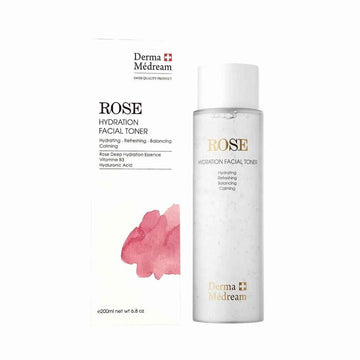 Rose Hydration Facial Toner – Derma Medream – for soothing and hydrating