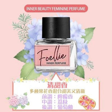 Foellie Inner Perfume (Sweetheart Cult Tea Pomelo Scent) Pink Orange Box 5ml
