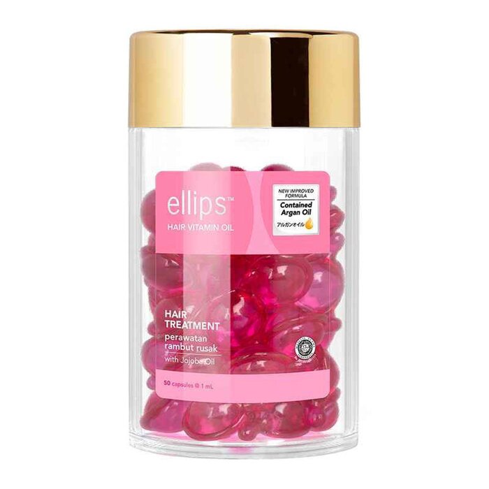 Ellips VITAMIN-HAIR TREATMENT (Damaged Repair) 50 cap hair conditioner for salon & home use