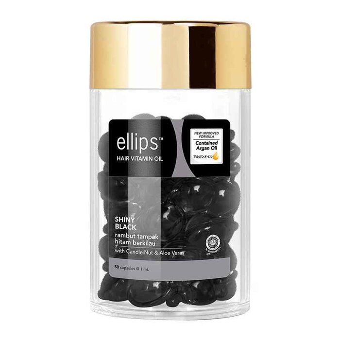 Ellips VITAMIN-HAIR TREATMENT (Black & Shinny) 50 pic hair conditioner for salon & home use