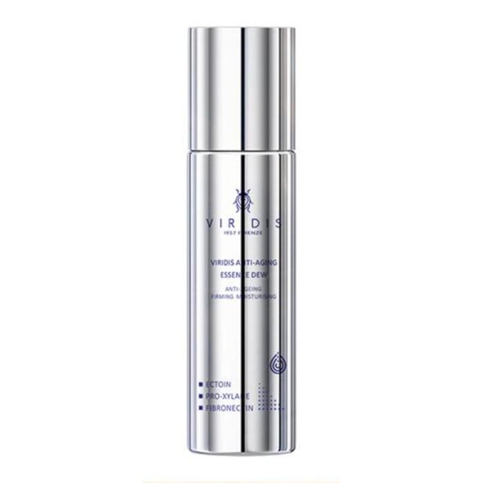 VIRIDIS Anti-Aging Essence Dew for fine line smoothing and deep hydration.