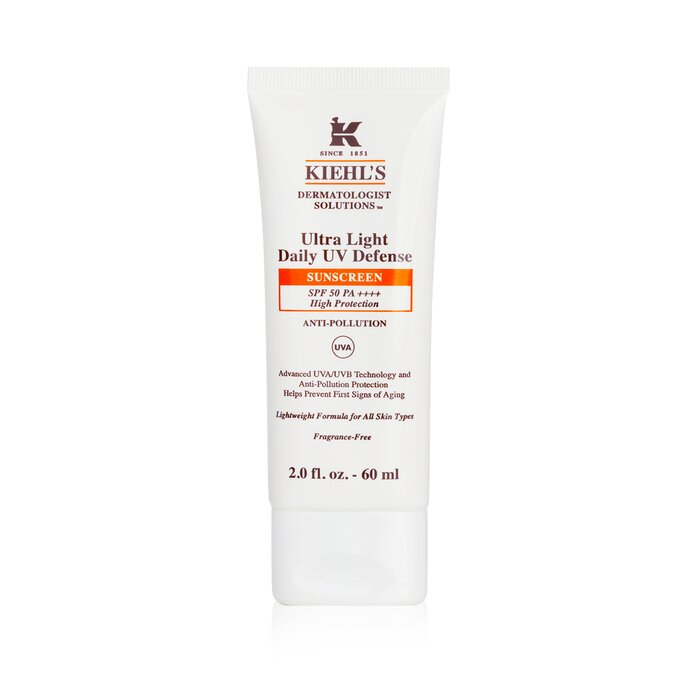Kiehl's Ultra Light Daily UV Defense SPF 50 – face sunscreen