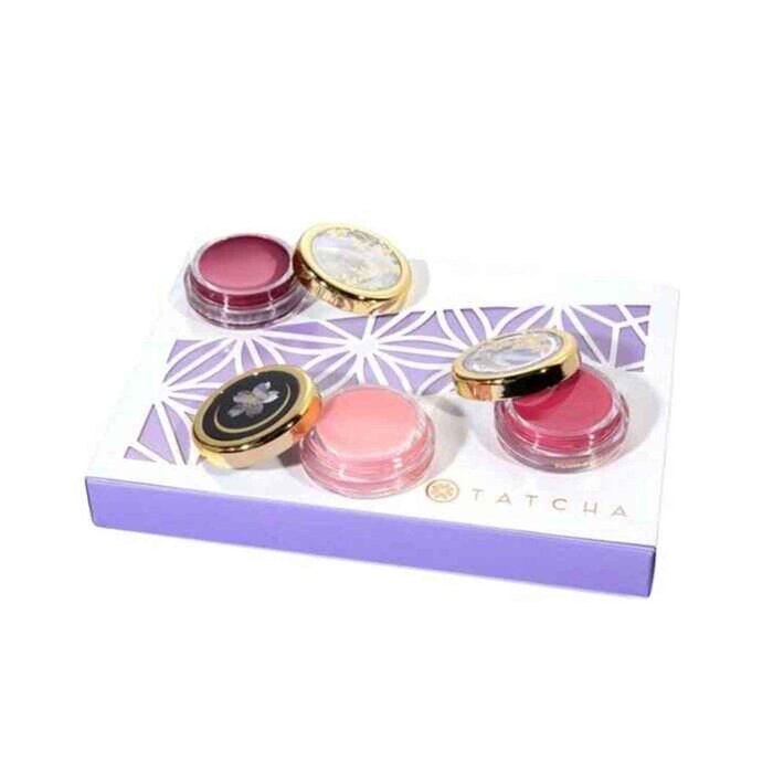 Lip balm set – Tatcha Camellia trio for lip care