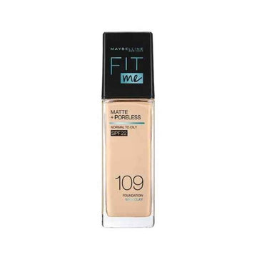 Maybelline New York Fit Me Matte Light Pore Matte Foundation SPF22, Light Ivory 30ml