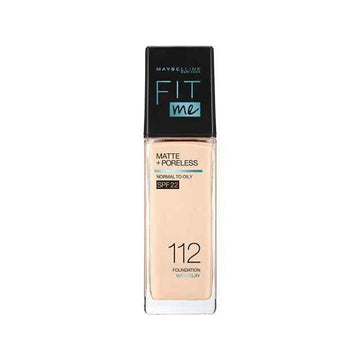 Maybelline New York Fit Me Matte Light Pore Matte Foundation SPF22, Natural Ivory 30ml