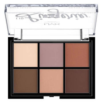 NYX Professional Makeup Lid Lingerie Shadow Palette, LLSP01 1.3gx6
