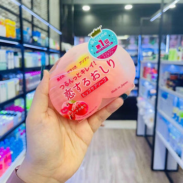 Pelican Peach Scented Exfoliate Whitening Hip Care Soap 80g
