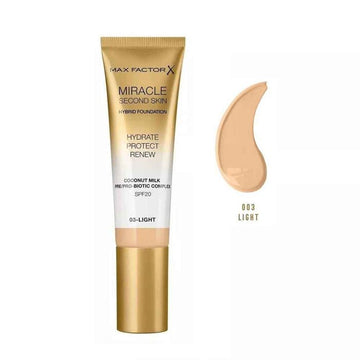 Max Factor Miracle Second Skin Hybrid Foundation SPF20, #03 LIGHT 30ml