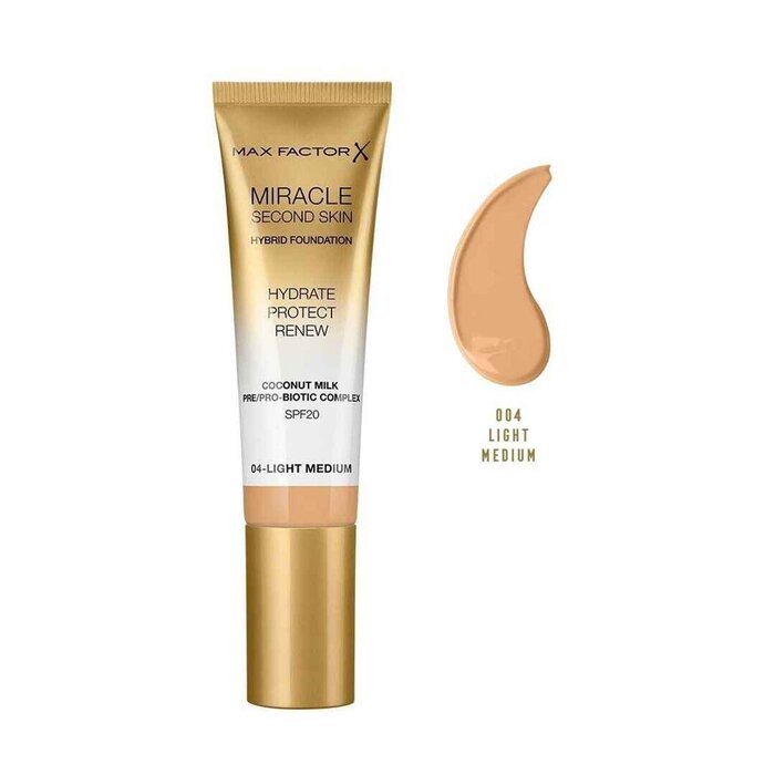 Max Factor Miracle Second Skin Foundation SPF20 for light medium skin