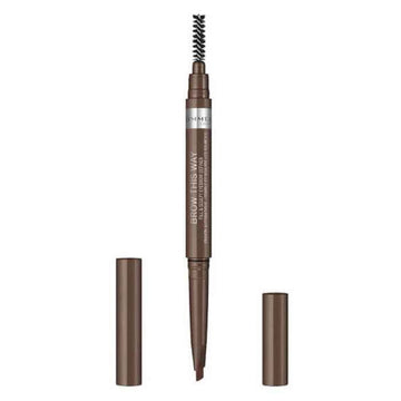 Rimmel London Brow This Way Fill & Sculpt Eyebrow Definer, #002 Medium Brown 0.25g