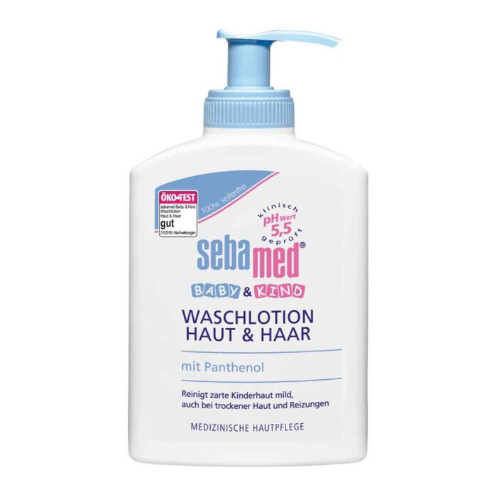 Sebamed Baby Wash -Skin & Hair Exp.08.2025 200ml baby shampoo for bath time