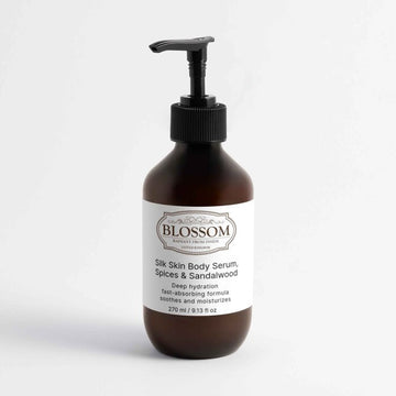 Blossom Silk Skin Body Serum, Spices & Sandalwood, Designed from the UK Fixed Size