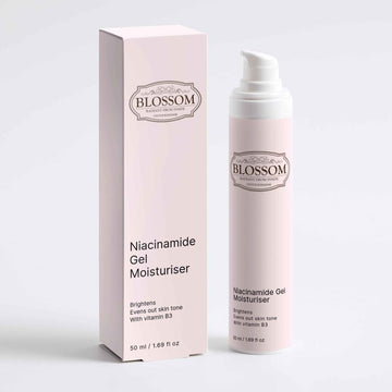 Blossom Niacinamide Gel Moisturiser, Designed from the UK Fixed Size