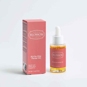 Blossom All-In-One Facial Oil, Designed from the UK Fixed Size