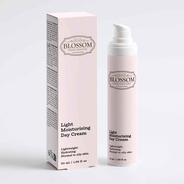 Blossom Light Moisturising Day Cream, Designed from the UK Fixed Size