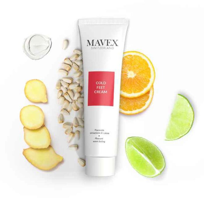Cold feet cream – Mavex – for warming foot care