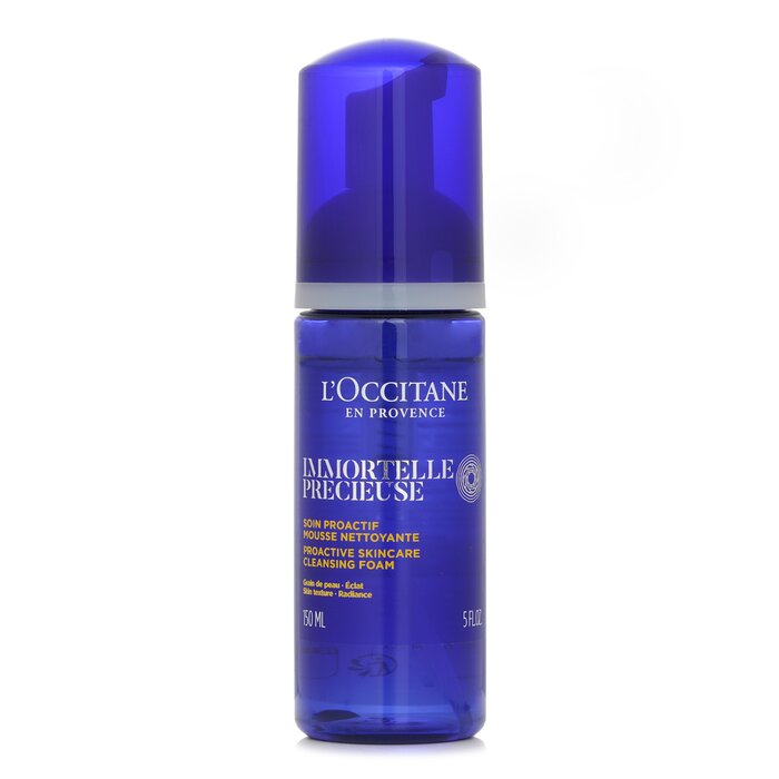L'Occitane Immortelle Precious Cleansing Foam for glowing facial skincare