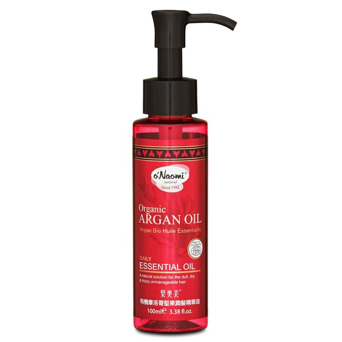 o'Naomi Organic Argan Oil Hair Essential Oil 100ml for hair care and styling