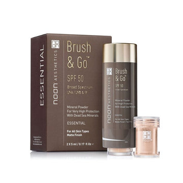 noon aesthetics Brush&Go Mineral Powder for Maximum Protection 5g