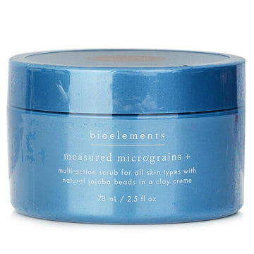 Bioelements Measured Micrograins Facial Scrub for gentle exfoliation.